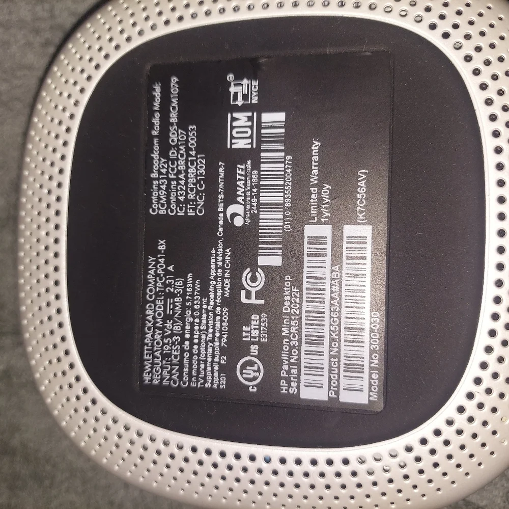 HP Mini PC Computer i3 12GB Ram 1TB HDD